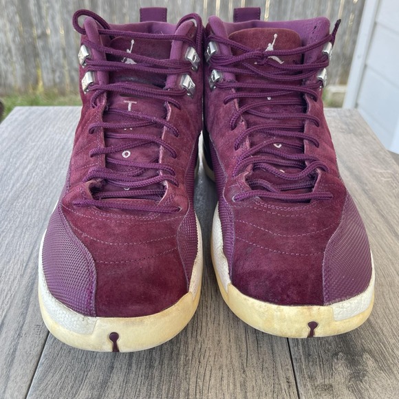 Jordan Other - Nike Jordan 12 Retro Bordeaux Shoes Men 11 Red Burgundy Suede 130690-617 Sneaker